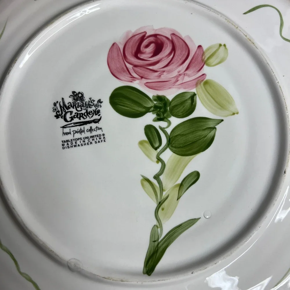 Tabletops Unlimited Mariams Garden Dinner Plate 11.25